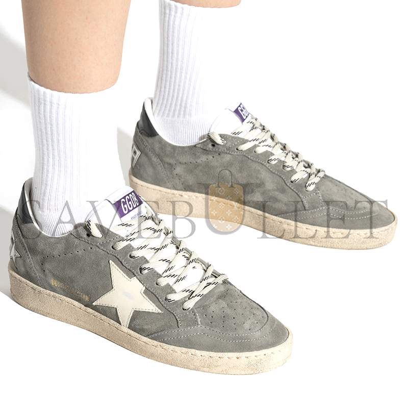 GOLDEN GOOSE GREY 'BALL STAR' SPORTS SHOES GWF00117